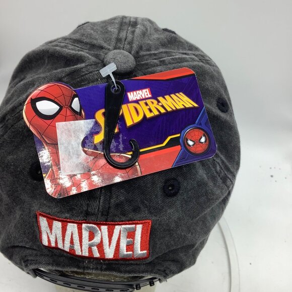Spider Man Miles Morales Youth OS Adjustable Baseball Cap Hat Marvel Embroidery - Picture 3 of 9